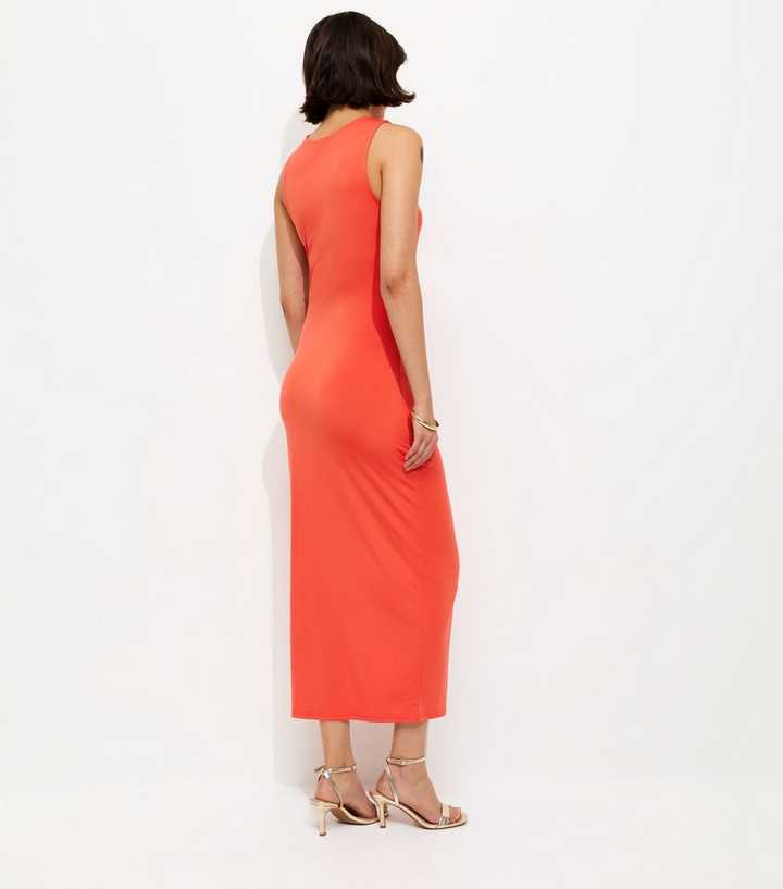 new look women's starfish midi dress product info and reviews Dark Brown Starfish Charm Racerback Midi Dress