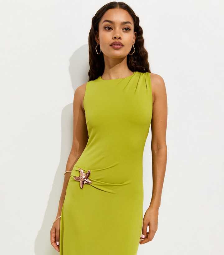 oasis patched spot midi dress Reverse Wrap Midi Dress in Navy White Spot
