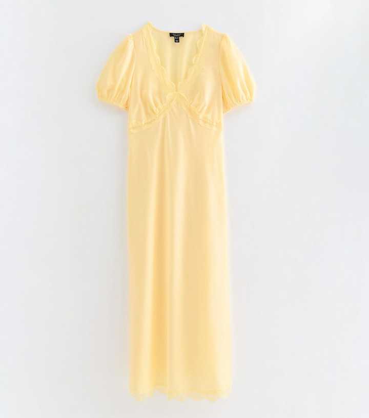 chinese dress ladies Angel Maternity Chelsea Maternity Ruffled Maxi Dress in Yellow Animal Print