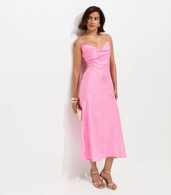 new look pink dress Dresses Maxi Pink New Look Pink Floral Square Neck Frill Maxi Dress