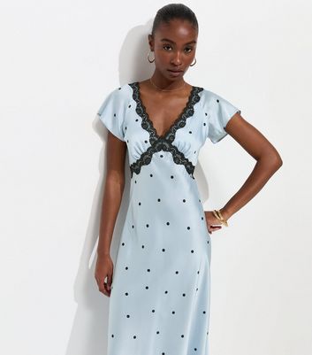 new look blue lace dress Pale Blue Lace Chiffon Pleated Layered Midi Dress