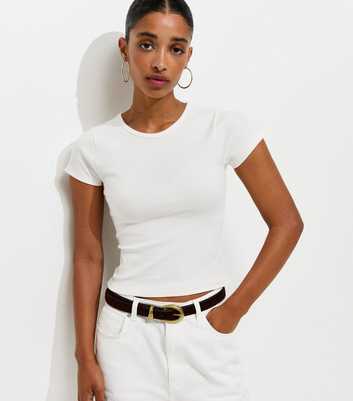 Cream Baby Tee T-Shirt