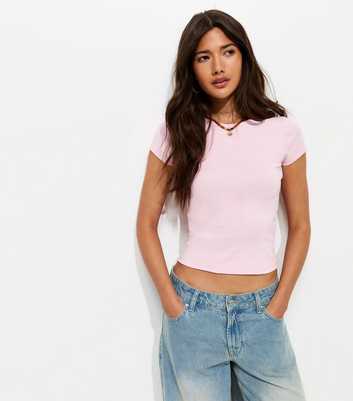 Light Pink Baby Tee T-Shirt