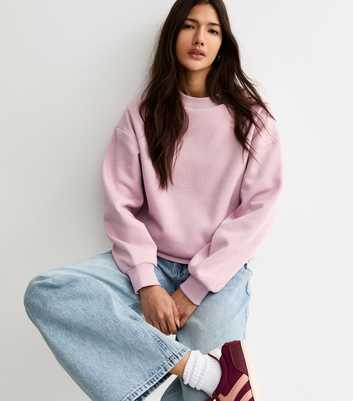 Lilac Crew Neck Sweatshirt