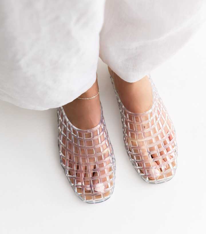 Clear Lattice Jelly Mules