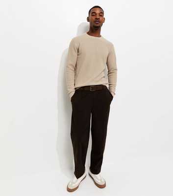 Cream Regular Cotton Rich Crew Neck Jumper