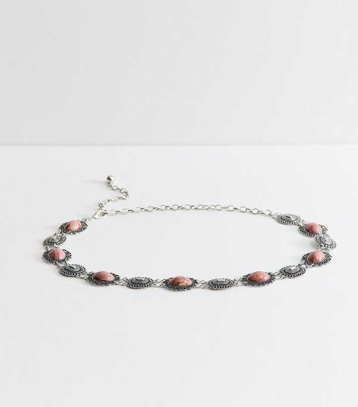 Silver Western Disc Chain Belt