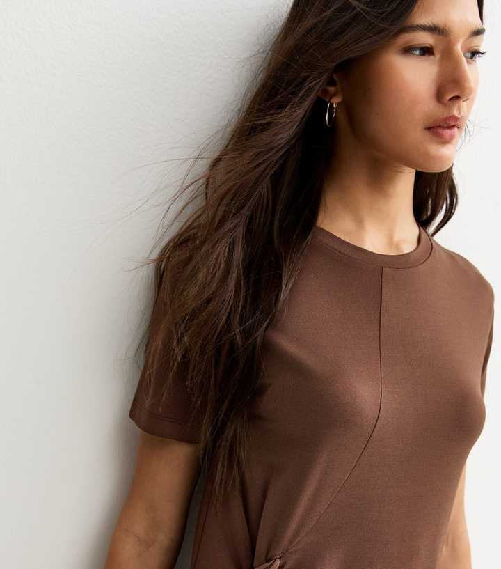 dark brown t shirt dress Derby Boot Black | Handcrafted Full-Grain Leather main image 1