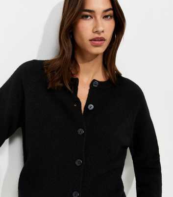 Black Knitted Meet The Jean Raglan Cardigan