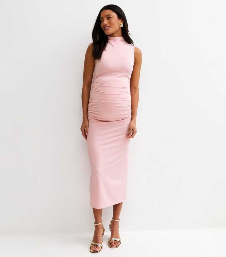 slim fit dress slacks White Eyelet Dress - Strapless Midi Dress