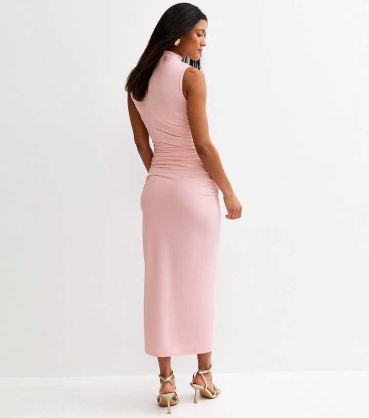 strapless open back dress Strapless Long Prom Dress with Ruffle