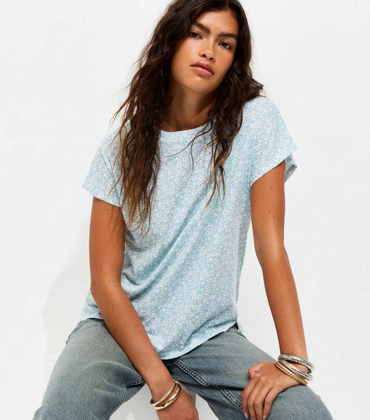 Blue Ditsy Grown On Tee