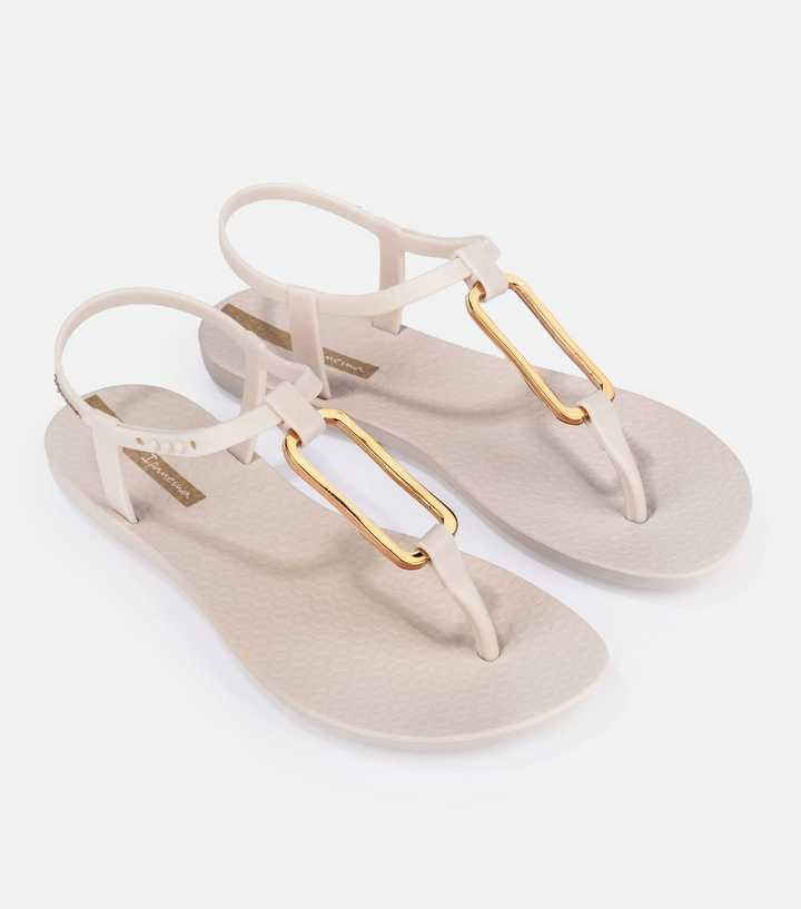Ipanema Oatmeal Class Modern Flat Sandals