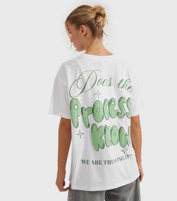 Skinnydip White Does the Process Know T-Shirt