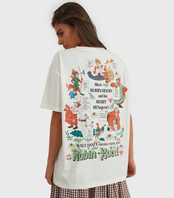 Skinnydip White Disney Robin Hood Poster T-Shirt