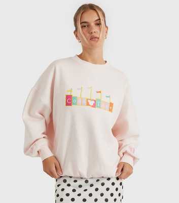 Skinnydip Light Pink Disney Where Dreams Do Come True Sweatshirt