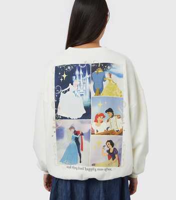 Skinnydip White Disney Classics Poster Sweatshirt