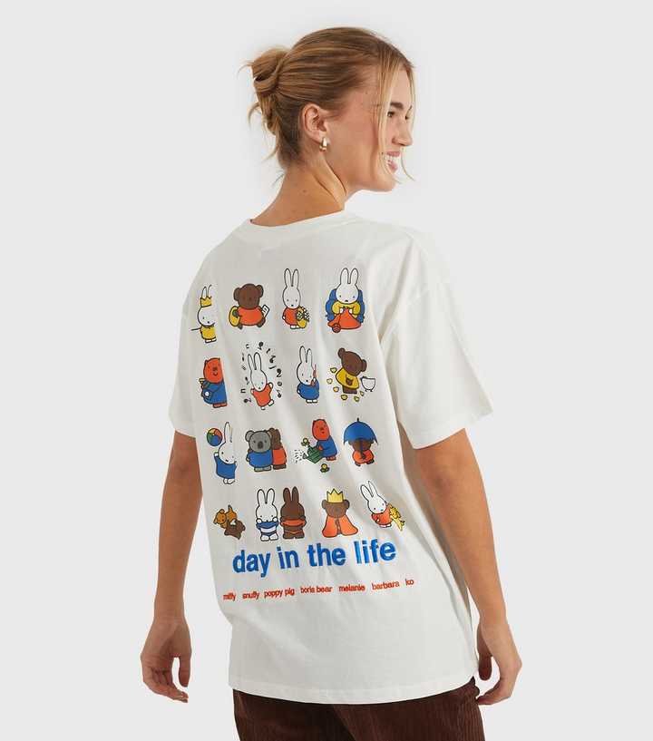 Skinnydip White Miffy Day in the Life Top