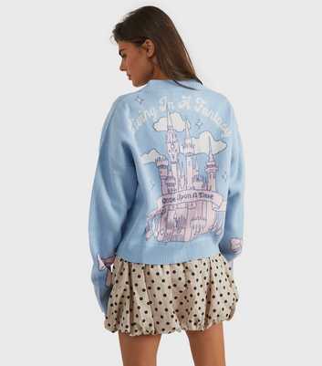 Skinnydip Light Blue Disney Fantasy Knit Cardigan