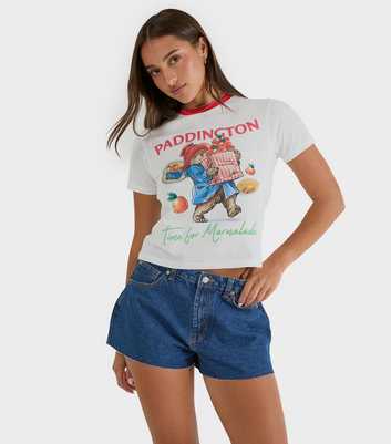 Skinndip White Cotton Paddington Baby Tee T-Shirt