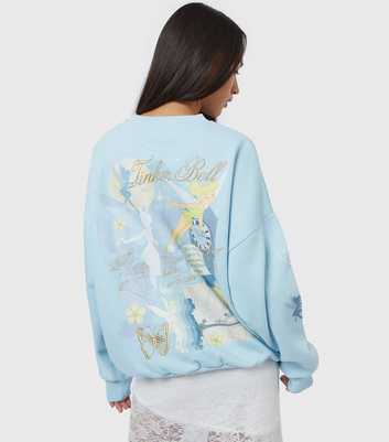 Skinnydip Blue Disney Tinkerbell Print Sweatshirt