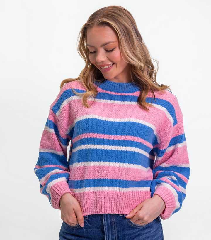 Sunshine Soul Multicolour Boxy Fit Striped Jumper