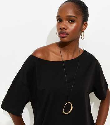 Black Off The Shoulder Top