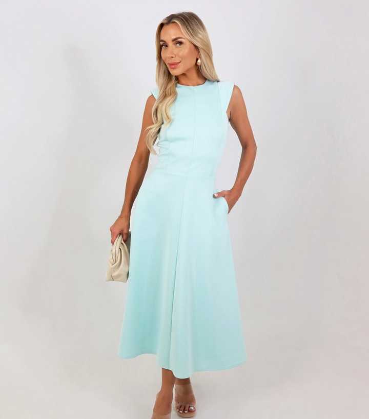 entro green dress Downriver Midi Dress main image 0