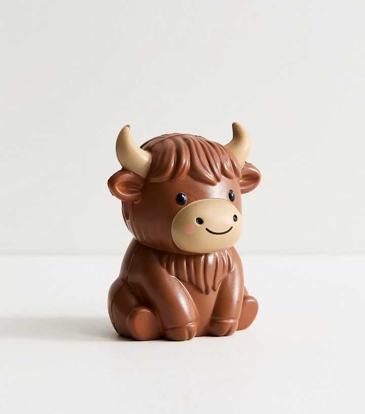 Brown Highland Cow Foam Stress Ball