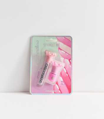 Pink Marshmallow Lip Gloss and Nail Polish Set