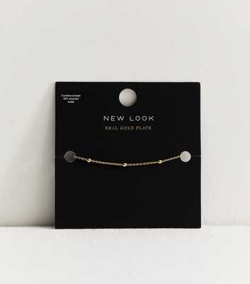 18ct Gold Plated Ball Chain Bracelet