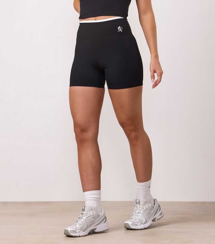 Gym King Black 365 Contrast Trim 4 Inch Shorts
