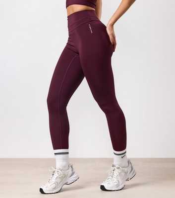 Gym King Burgundy Leggings