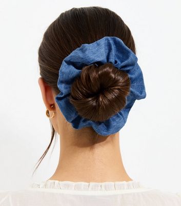 Blue Denim Scrunchie
