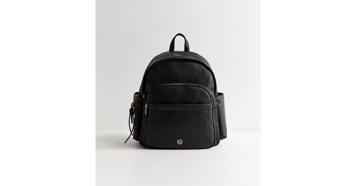 black faux leather backpack amazon Bumblebee Amazon Backpack Straps Backpacks for