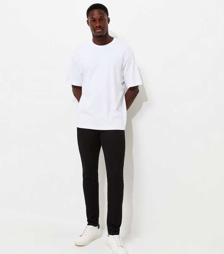 Black Cotton Rich Skinny Fit Jeans
