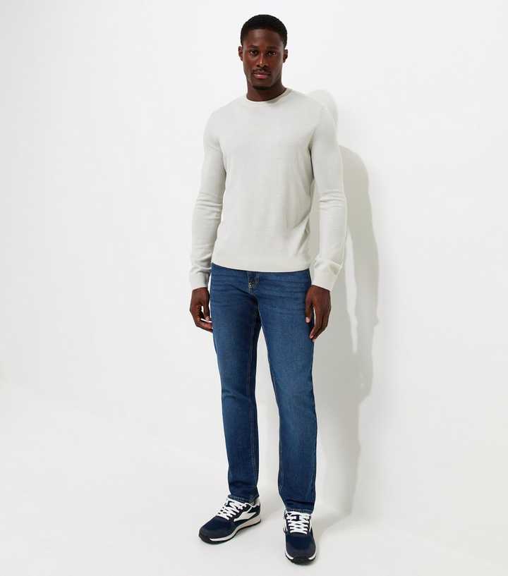 Dark Blue Cotton Rich Slim Fit Jeans