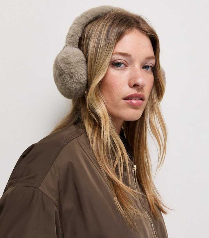 Brown Faux Fur Earmuffs