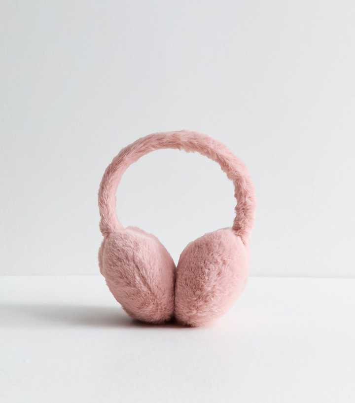 Light Pink Faux Fur Earmuffs