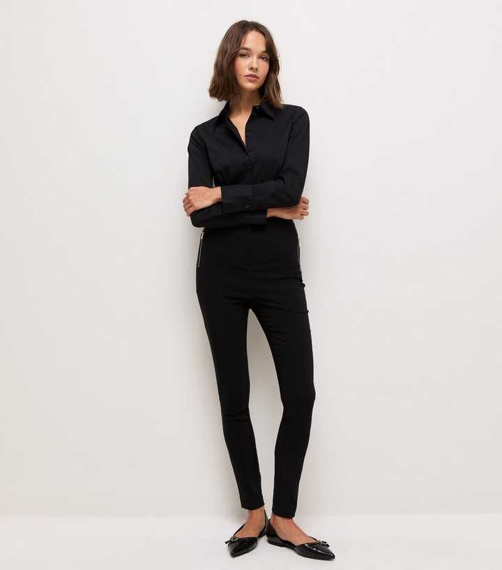 Black Slim Fit Trousers