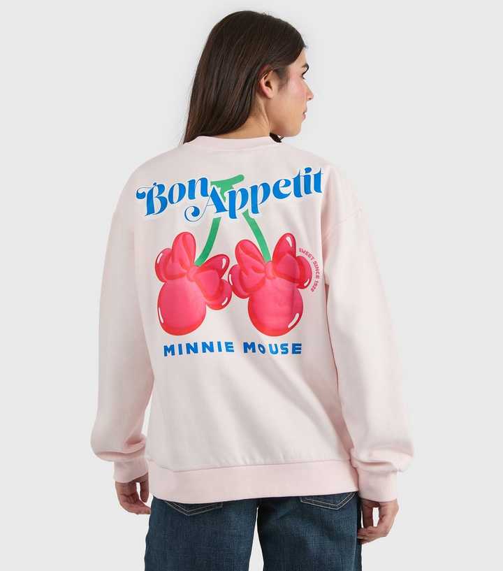 Custard Pink Disney Minnie Mouse Sweatshirt