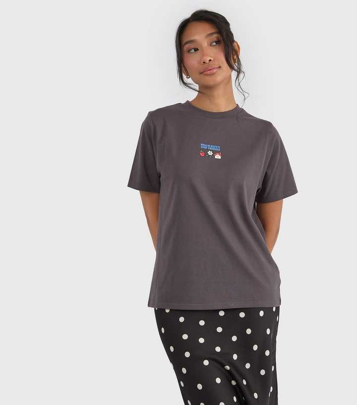 Custard Black Hello Kitty T-Shirt