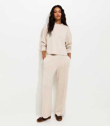 Premium Stone Wide Leg Joggers