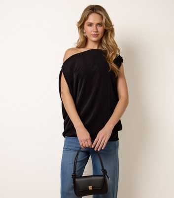 Blue Vanilla Black Oversized Tunic Top