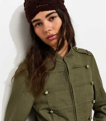 Dark Khaki Drummer Style Jacket