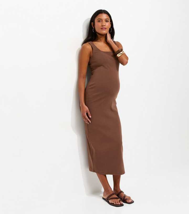 princess polly baby blue dress New* ABS Collection 3/4 Sleeve Maternity Dress (Large) - Motherhood Closet main image 1