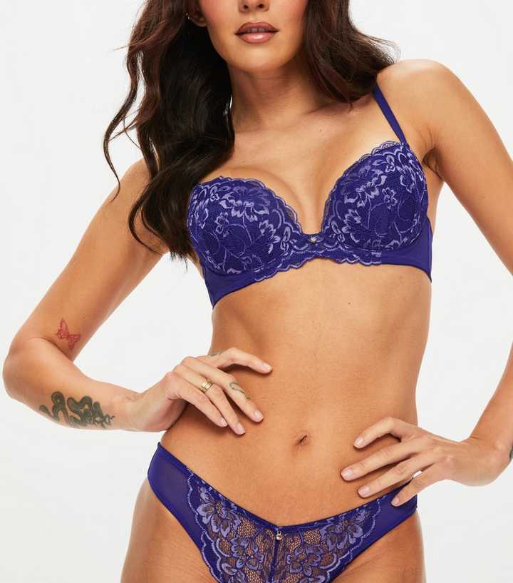 Ann Summers Dark Purple Sexy Lace Brazilian Briefs | New Look Ann Summers Dark Purple Sexy Lace Brazilian Briefs | New Look