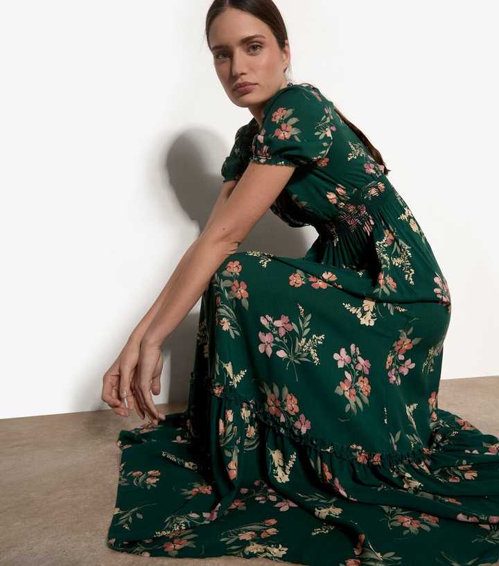 apricot green maxi dress Shop Green Apricot Dress by Khara Kapas