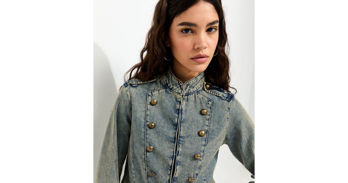 Blue Drummer Style Denim Jacket