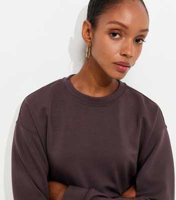 Premium Dark Burgundy Crew Neck Sweatshirt